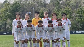 Đội hình xuất phát của đội nữ Việt Nam