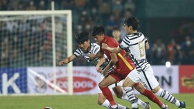 U23 Việt Nam bất phân thắng bại cùng U20 Hàn Quốc. Ảnh: MINH HOÀNG
