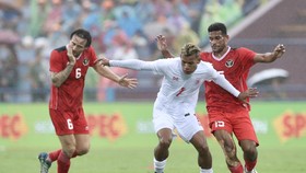 Myanmar tiếp bước Philippines ra về từ vòng đấu bảng. Ảnh DŨNG PHƯƠNG