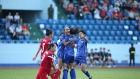 Thái Lan giành chiến thắng cách biệt 3-0 trước Philippines. Ảnh: DŨNG PHƯƠNG
