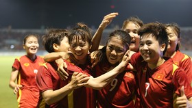 Đội tuyển nữ Việt Nam lập kỷ lục với lần thứ 8 vào tranh chung kết. Ảnh: DŨNG PHƯƠNG