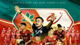 CLB T.Bình Định giành 2 giải thường tháng 9