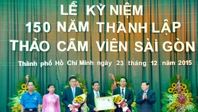 Saigon Botanical Garden receives Third Class Labor Medal
