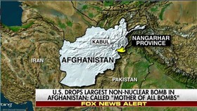 Mỹ ném “mẹ của các loại bom” xuống sào huyệt của IS ở Afghanistan