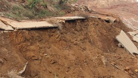 Đắk Nông: Sụt lún nghiêm trọng tại Khu công nghiệp Nhân Cơ