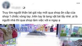 Bé 5 tuổi bị bêu xấu trên mạng xã hội vì trộm vòng tay giá 10 ngàn đồng