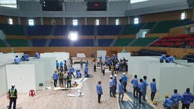 Đà Nẵng khẩn trương hoàn thành Bệnh viện dã chiến tại Cung thể thao Tiên Sơn