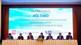 Đối thoại doanh nghiệp Hàn Quốc về tạo thuận lợi đầu tư kinh doanh khu vực miền Trung- Tây Nguyên