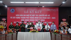 TP Đà Nẵng ký kết với Tập đoàn Viettel về chuyển đổi số và xây dựng thành phố thông minh