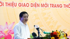 Ông Lương Nguyễn Minh Triết, Phó Bí thư Thường trực Thành ủy Đà Nẵng phát biểu chỉ đạo