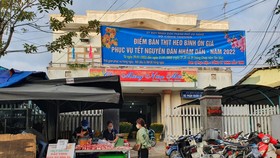 Một điểm bán tại chợ Hòa Khánh (quận Liên Chiểu, TP Đà Nẵng)