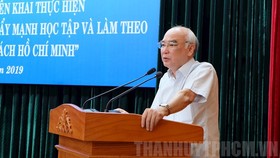 Trưởng Ban Tuyên giáo Thành ủy Phan Nguyễn Như Khuê phát biểu tại hội nghị. Ảnh: thanhuytphcm
