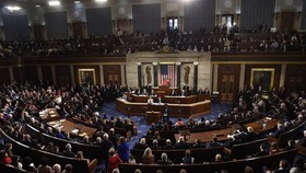 Toàn cảnh một phiên họp Quốc hội Mỹ tại Washington, DC. Ảnh: AFP/TTXVN