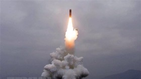 Một vụ phóng tên lửa của Triều Tiên. Ảnh: AFP/TTXVN