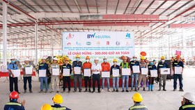Tiếp nối thành công, dự án BW Hải Dương của Hòa Bình đạt 300.000 giờ an toàn