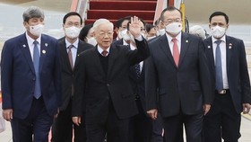 Tổng Bí thư Nguyễn Phú Trọng đến Bắc Kinh, bắt đầu chuyến thăm chính thức Trung Quốc