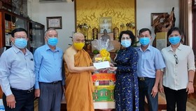 Lãnh đạo TPHCM thăm, chúc mừng Đại lễ Phật đản, Phật lịch 2565, dương lịch 2021