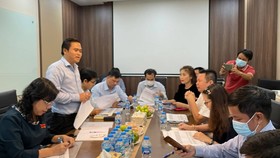 Trưởng Ban Văn hóa - xã hội, HĐND TPHCM Cao Thanh Bình phát biểu tại buổi khảo sát
