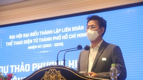 Ông Phan Đăng Dũng - Tổng Thư ký Liên đoàn Thể thao điện tử TPHCM. Ảnh: NGUYỄN ANH