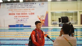VĐV Nguyễn Thành Lộc là gương mặt nổi bật của tuyển lặn TPHCM và đội tuyển quốc gia