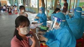 Bình Phước: 48.506 trẻ được tiêm vaccine Pfizer-BioNTech mũi 1