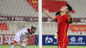 Trung Quốc chưa tung ra được pha dứt điểm trúng đích nào ở hai trận đầu tiên thuộc vòng loại cuối cùng World Cup 2022. Ảnh: AFP
