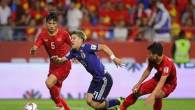 Ritsu Doan là tác giả ghi bàn thắng duy nhất giúp Nhật Bản đánh bại Việt Nam ở Asian Cup 2019. Ảnh: AP