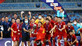 U23 Việt Nam vô địch Giải U23 Đông Nam Á 2022. Ảnh: HOÀNG TÙNG