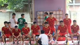Đội tuyển futsal Việt Nam hướng đến tấm vé dự châu Á trước khi chuyển sang SEA Games 31. Ảnh: HỮU THÀNH