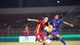 Đội tuyển Singapore nhận thất bại 0-4 trước Việt Nam. ẢNH: DŨNG PHƯƠNG