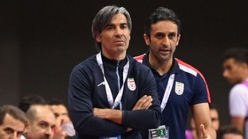 HLV Vahid Shamsaee của đội tuyển futsal Iran. ẢNH: AFC