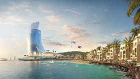 The Sailing Bay – tọa độ thương mại sôi động của Hon Thom Paradise Island. (Ảnh phối cảnh minh họa)