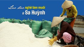 Lao đao nghề làm muối ở Sa Huỳnh, Quảng Ngãi