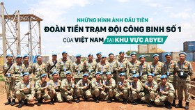 Những hình ảnh đầu tiên Đoàn tiền trạm Đội Công binh số 1 của Việt Nam tại khu vực Abyei