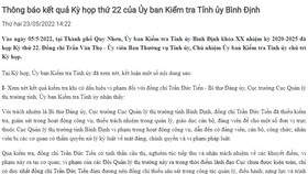 Cục trưởng Cục QLTT Bình Định bị yêu cầu kiểm điểm