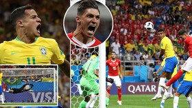 Brazil - Thụy Sĩ 1-1: Coutinho ghi bàn, Steven Zuber gỡ hòa đẹp mắt
