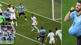 Bảng A, Uruguay - Saudi Arabia 1-0: Suarez đưa Uruguay vào vòng trong