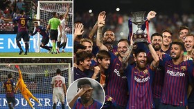 Sevilla - Barcelona 1-2: Barca 13 lần đăng quang
