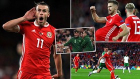 Xứ Wales - CH Ireland 4-1: Lawrence, Gareth Bale, Ramsey, Robert tỏa sáng