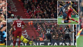 Liverpool - Man City 0-0: Hòa kịch tính, Mahrez bỏ lỡ phạt đền
