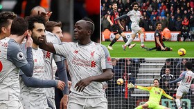 Bournemouth - Liverpool 0-4: Salah trở lại và lập cú hat-trick