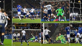 Everton - Tottenham 2-6: Son Heung Min, Harry Kane lập cú đúp tặng quà Giáng sinh