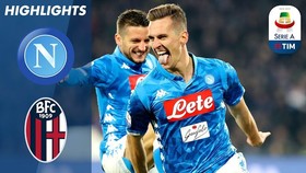 Napoli - Bologna 3-2: Milik, Mertens giành 3 điểm cho HLV Carlo Ancelotti