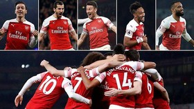 Arsenal - Bournemouth 5-1: Ozil, Mkhitaryan, Koscielny, Aubameyang, Lacazette đua tài