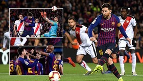 Barcelona - Rayo Vallecano 3-1: Raul de Tomas mở tỷ số, Pique, Messi, Suarez trút giận đối thủ