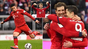 Bayern Munich - Wolfsburg 6-0: Gnabry, Lewandowski, Rodriguez, Muller, Kimmich vùi dập đối thủ