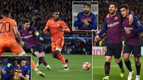 Barcelona - Lyon 5-1 (chung cuộc 5-1): Lionel Messi, Coutinho, Pique, Dembele tỏa sáng tại Nou Camp