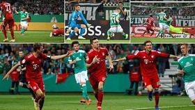 Bremen - Bayern Munich 2-3: Lewandowski, Muller tỏa sáng giành vé chung kết cúp quốc gia Đức
