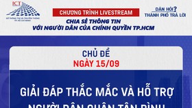 Livestream “Dân hỏi – Thành phố trả lời”: Hỗ trợ người dân quận Tân Bình và huyện Cần Giờ