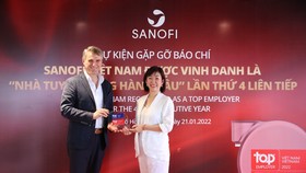Sanofi Việt Nam giữ vững danh hiệu: Nhà tuyển dụng hàng đầu 4 năm liên tiếp